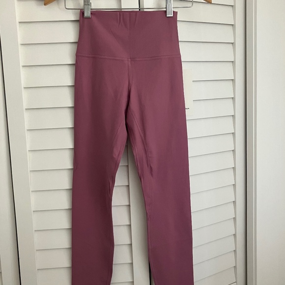 NWT Lululemon Ribbed High Rise Align Pants - Picture 1 of 4